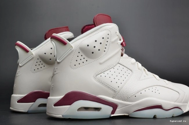 white Air 384664-116 Jordan Retro 6 Maroon 1125